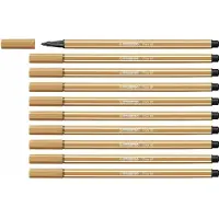 Stabilo Pen 68 - Premium Viltstift - Donker Oker - Doos 10 stuks