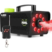Fuzzix F509L Party Rookmachine 500 Watt met 9 RGB LEDs en draadloze
