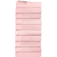 The One Towelling Classic Handdoeken - 70 x 140 cm - 10 Stuks - Voordeelverpakking - Hotelkwaliteit - 100% Gekamd katoen - Zalmroze