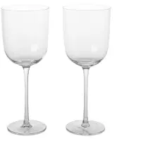Ferm Living Rode Wijnglas Host Clear 360 ml (Set van 2)