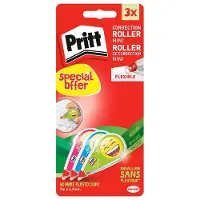 Pritt - Correctieroller mini flex 4,2mmx7m Emoji blister 2+1 gratis | 3 blister | 10 stuks