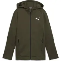 Puma Evostripe kinder sweatvest donkergroen maat 158/164