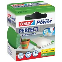 TESA - Plakband textiel 38mmx2.75m groen | 1 stuk | 6 stuks