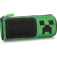 Minecraft Etui Rond, Pixel - 22 x 8 cm - Polyester
