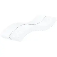 vidaXL Schuimmatras hardheid H2 H3 90x210 cm wit