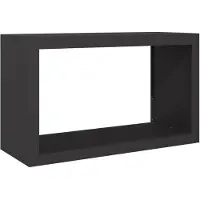 vidaXL Haardhoutrek 100x40x60 cm staal zwart