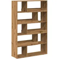 vidaXL Kamerscherm 100x33x156,5 cm bewerkt hout artisanaal eikenkleur