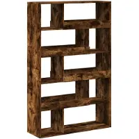 vidaXL kamerscherm 100x33x156,5 cm bewerkt hout gerookt eikenkleurig