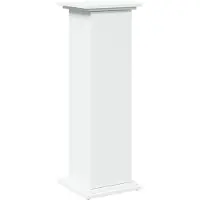 vidaXL Sokkel met opbergruimte 31x30x90 cm bewerkt hout wit
