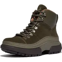 Original Brands Women Wylder Lace Up Boot Suede Deep Olive-Schoenmaat 37