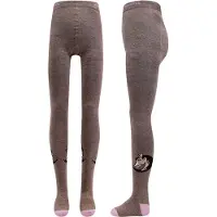Ewers Maillot Kindermaat - Bruinbeige/Oudroze met Paardenhoofd-122/128