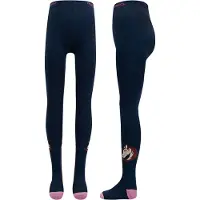 Ewers Maillot Kindermaat - Donkerblauw/Oudroze met Paardenhoofd-122/128