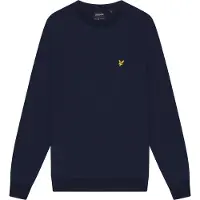 Lyle & Scott Interlock donker marineblauw pull-over sweatshirt