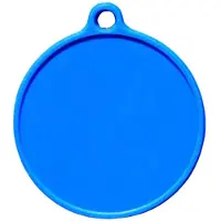 Combicraft kunststof labelhouders 42,5x50mm blauw - per 10 stuks
