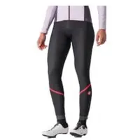 Castelli Velocissima Women's Thermal Broek Zwart/Rood