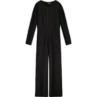 Like Flo Young jumpsuit Britte zwart Meisjes Polyester Ronde hals Effen - maat 176 - glitter