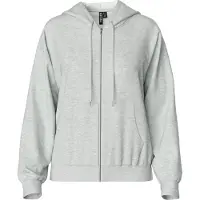 Pieces Sweatvest 'PCChilli' lichtgrijs