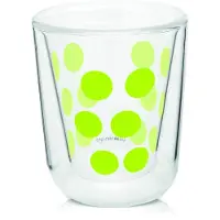 Zak!Designs DotDot espressobeker dubbelwandig - 7,5 cl - groen