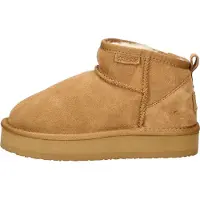 Vingino Sofia Low suède enkelboots cognac Bruin Meisjes Suede Effen - maat 38