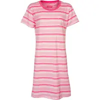 Irresistible Dames Nachthemd - Slaapkleed - Gestreept - Roze - Maat M