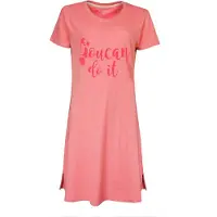 Irresistible Dames Nachthemd - Slaapkleed - Roze - Maat XL