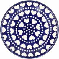 Bunzlau Castle Taartbord Plat Blue Valentine (15,5 cm)