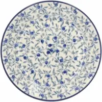 Bunzlau Castle Taartbord Plat Blue Olive (15,5 cm)