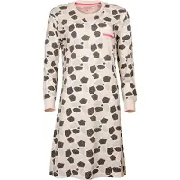 Irresistible Dames Nachthemd - 100% Katoen - Licht Roze - Maat M