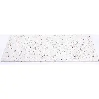 Saniclass Tops Topblad - 120x1.8x46cm - 2 afvoeren - 2 kraangaten - Terrazzo