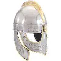 vidaXL Beowulfhelm replica LARP staal zilverkleurig