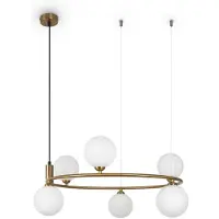 Maytoni hanglamp ring messing Ø58
