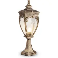 Maytoni Outdoor landschapsverlichting fleur met goud Ø15