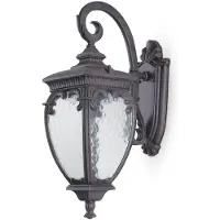 Maytoni Outdoor wandlamp fleur bronzen antiek Ø26
