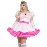 Leg avenue - Pink Princess Kostuum - 3XL/4XL - Roze