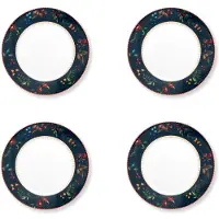 Pip studio - Berry Blues ontbijtborden - Serviesset - 4 personen - Donkerblauw