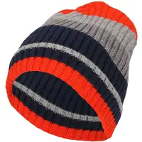 Sarlini - Muts jongens - Fashion - Multi Oranje - Wintermuts - One Size