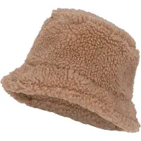 Sarlini - Hoedje meisjes - Teddy Wol - Zand - 4/8 Jaar