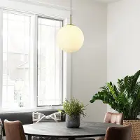 LumenXL Hanglamp Signe goud met melkwit glas - 3-staps dimbaar, 2700K