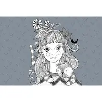 Living Walls Fotobehang ARTist Catgirl (set, 4-delig)