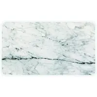 ZAK Osmos Serveerschaal - Rechthoekig - 28 x 20 x 0,4 cm - Wit/marmer