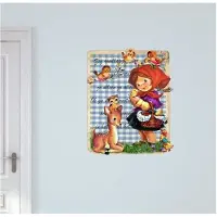 VAN IKKE Muursticker Roodkapje