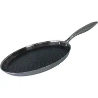 Cheffinger Crêpe- en Pannenkoekenpan - 24cm - RVS - Honingraat - Inductie - Pizza Pan