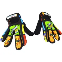 Kiddimoto handschoenen Comic, Medium (full fingered)