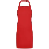 Premier Keukenschort / kliederschort/ kookschort/ knutselschort/ kinderschort - rood - Kinderen L