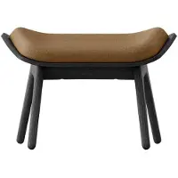 UMAGE The Reader Ottoman black oak | Sugar brown - Textile