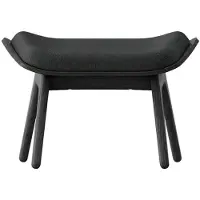 UMAGE The Reader Ottoman black oak | Shadow - Textile