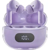 Intenso Buds Plus T313AE lila In Ear headset Bluetooth Stereo Lila Noise Cancelling Mobiele telefoon