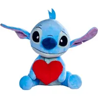 Simba Toys plush Disney - Stitch knuffel met hartje - 50cm