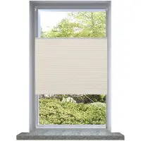 vidaXL Plissé rolgordijn 60x100cm creme online kopen