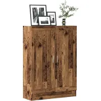 vidaXL Boekenkast 82,5x30,5x115 cm bewerkt hout oud houtkleurig